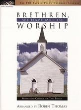Brethren We Have Met to Worship piano sheet music cover